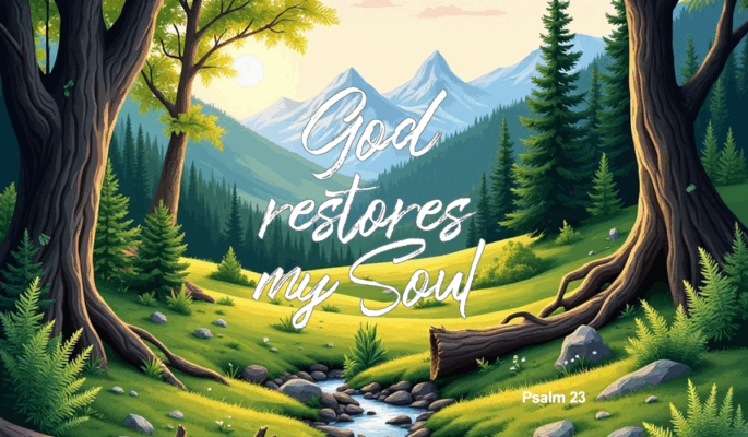 Psalm23GodRestoresMysoul