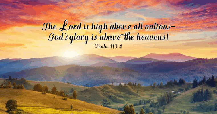 gtreen hills beautiful sky2Psalm113